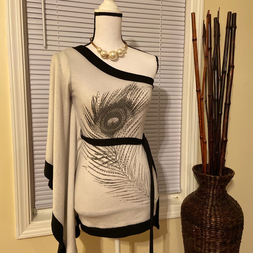 Off the shoulder Asymmetrical Top